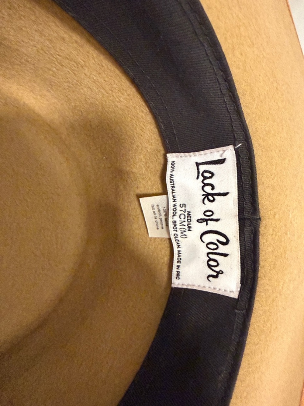 Lack Of Color Teak Rancher Wool Hat - Picture 12 of 12